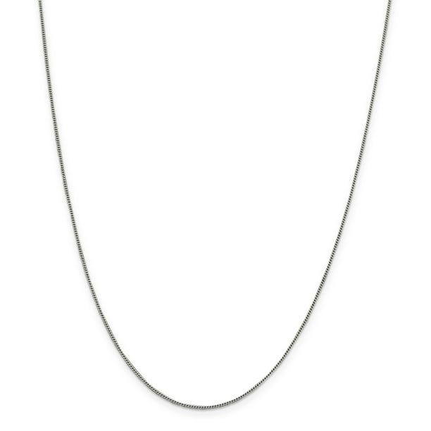 Goldia Sterling Silver 1.5mm Curb Chain Goldia Sterling Silver 1.5mm Curb Chain